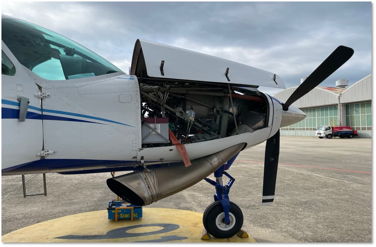 SAR test aircraft exterior